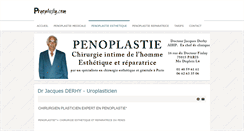 Desktop Screenshot of penoplasty.com